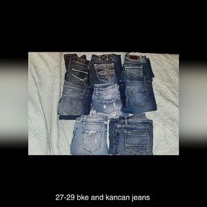 Kancan and buckle jeans 27-29